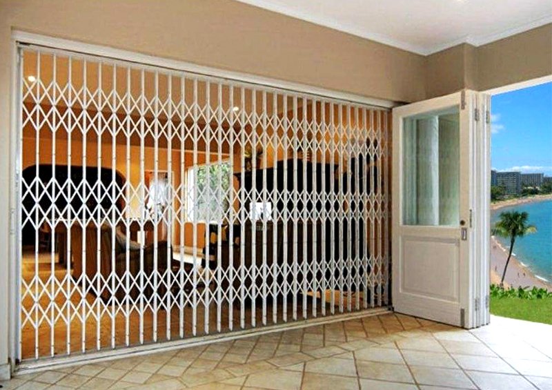 Stainless Steel Security Grill Doors Custom Sliding Gate Stainless Steel Door Factory