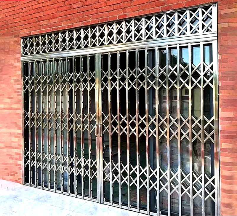 Stainless Steel Security Grill Interior Doors Sliding Gate Custom Screen Door Grille Door Stainless Steel Door Factory