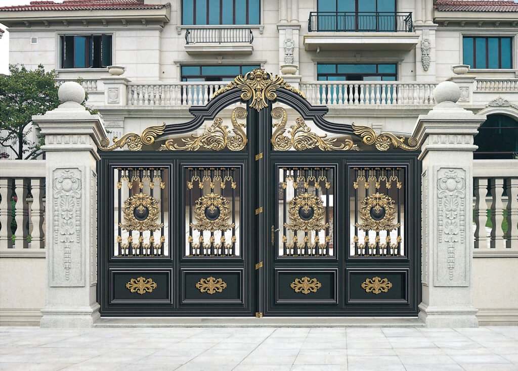 Villa Gates for Houses and Villas-Modern Design Garden Entrance Gate Custom Modern Garden Gate