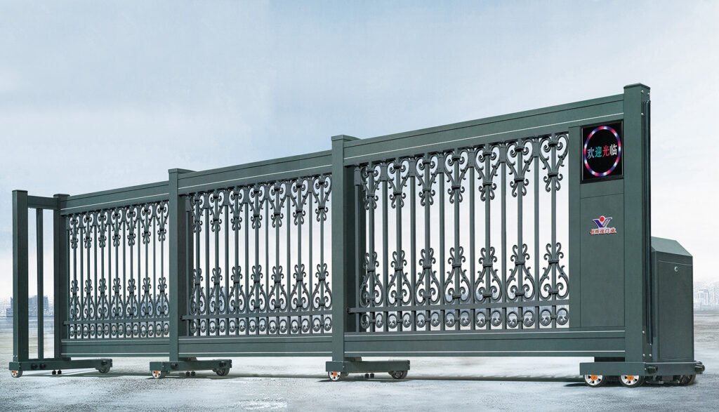 High Quality Stainless Steel Anti-Theft Modern Automatic Retractable Gate Commercial Automatic Telescopic Gate